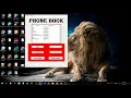 Minor Project PhoneBook is a Desktop Application Python MYSQL and tkinter PhoneBook