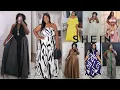 End of Summer MAXI Dress Haul plus size Shein Fall Transition Looks
