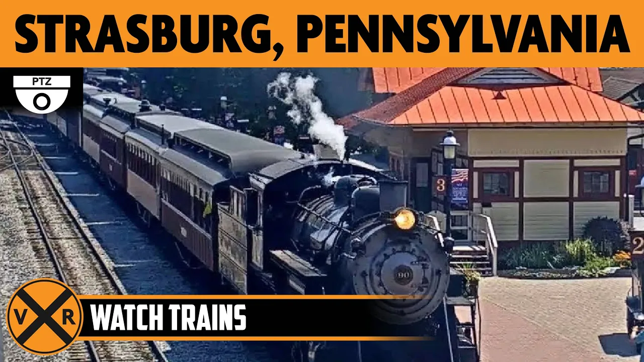 Strasburg, Pennsylvania - Historic Steam Train Camera