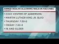 AnMed allowing walk-in vaccine appointments