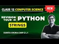 Strings in Python Python Class 12 Python Revision Tour 2 Class 12 Computer Science