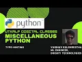 PYTHON TYPE HINTING Miscellaneous Python