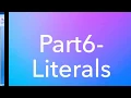 Python Training Part 6 Literals