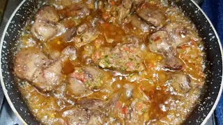 طاسه كبده الدجاج بالدقه والطشه اوعي تفوتك الطريقه جربيها عمرك ماتنسيها كبده الفراخ 