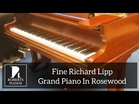 Download MP3 Fine Richard Lipp 5ft 9in grand piano in rosewood