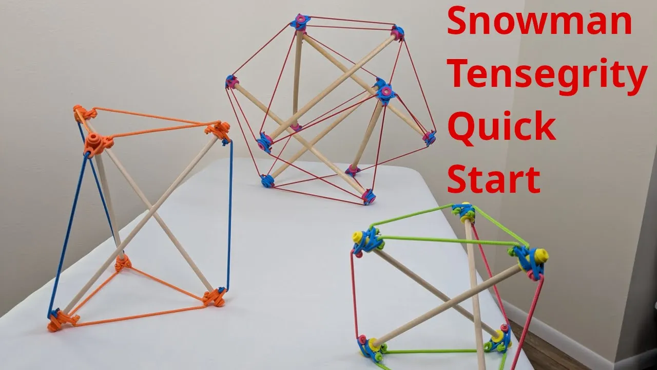 Tensegrity Build System for 5/16" Dowels