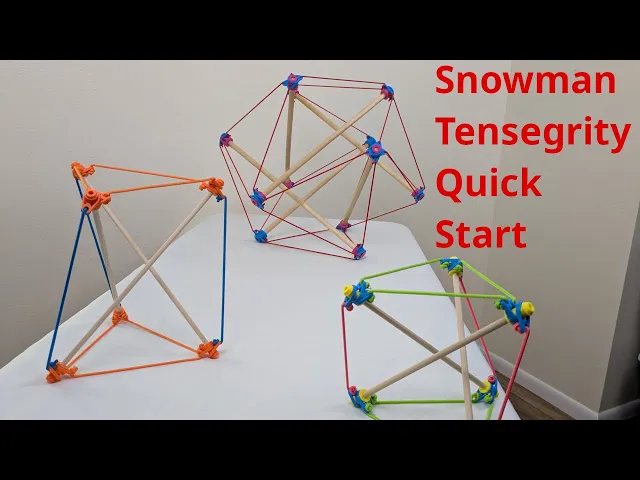 Tensegrity Build System for 5/16" Dowels video thumbnail