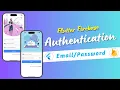 Email And Password Authentication Firebase Flutter Flutter Firebase Email Login