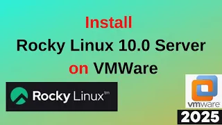 Rocky Linux 10 Server Installation On VMware Made EASY Full Step By Step Tutorial 