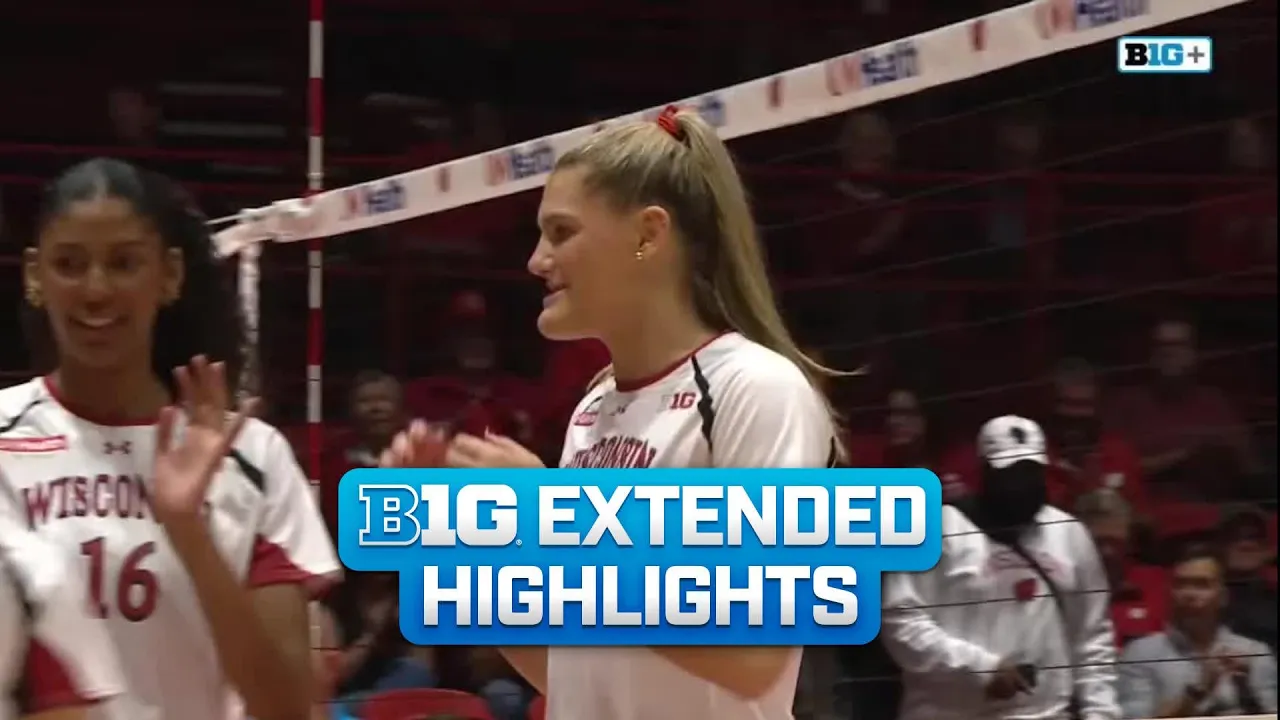 Oregon at Wisconsin | Extended Highlights | Big Ten Volleyball | 09/24/2026