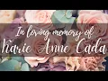 Karie Cada - Funeral Service November 3 2022