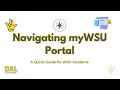 Navigating myWSU Portal at Wichita State