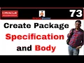 Apps Technical 73 How to create Package l syntax of package body and package spec in plsql