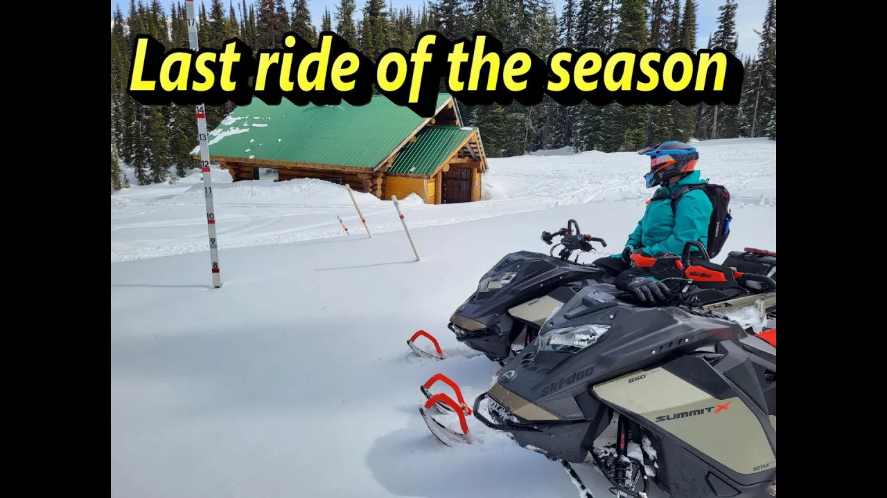 2025 04 13, last sled ride of the 2024/2025 season