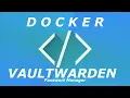 Vaultwarden Password Manager - install with docker-compose and https via nginx