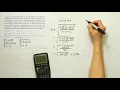 Calculating Variance and Standard Deviation from Summary Info