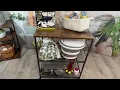 3 Tier Rolling Kitchen Microwave Cart - Beautiful functional easy to assemble cart Many uses