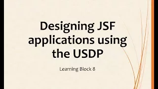 LB08 USDP and JSF