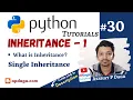 Python Single Inheritance Tutorial by APDaga