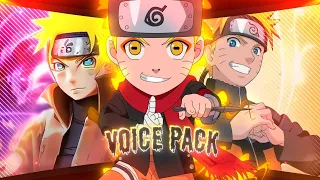 Naruto uzumaki Voice pack for edit Free to use