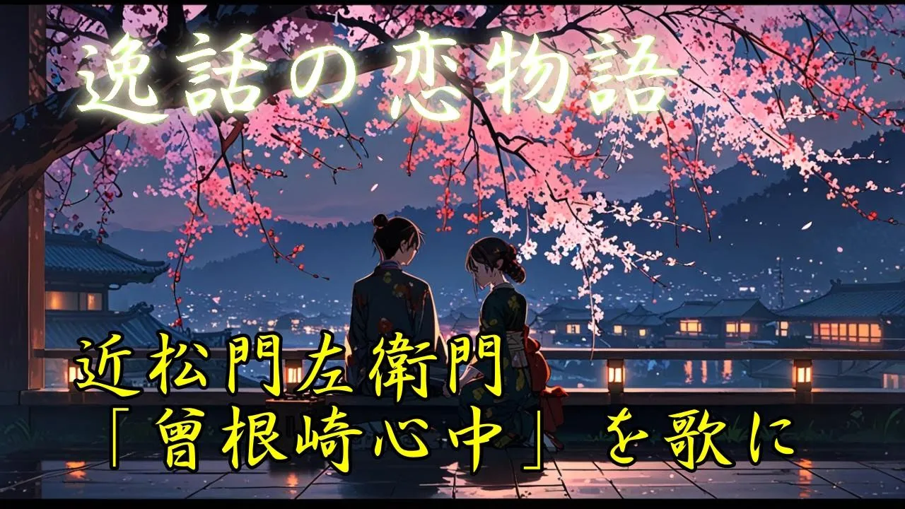 【逸話の恋物語】江戸時代 | 近松門左衛門の「曾根崎心中」を歌にしました。永遠に貴方と お初の切ない悲恋を歌にしました 【オリジナル歌】 【逸話の恋物語】江戸時代 | 近松門左衛門の「曾根崎心中」を歌にしました。永遠に貴方と お初の切ない悲恋を歌にしました 【オリジナル歌】