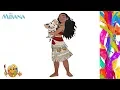 Coloring MOANA Moana Pig Pua Coloring pages Coloring book