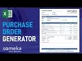 Download Lagu Purchase Order Generator \u0026 Tracker | Create Purchase Order in Excel