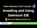 New Selenium IDE - Part 2