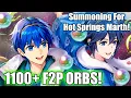 1100 F2P Orbs Summoning For Hot Springs Marth Fire Emblem Heroes FEH