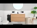 ANGSJON double washbasin assembly installation