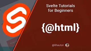 Svelte Tutorial for Beginners the html tag