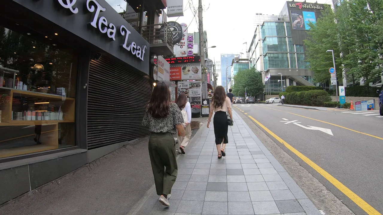 【4k】Gangnam Walking Yeoksam-Dong, The Quartier for business men, Seoul Korea 강남 역삼동 일대 걷기