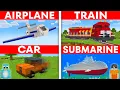 Download Lagu How To Build Working Vehicles in Minecraft (Airplane, Train, Submarine)