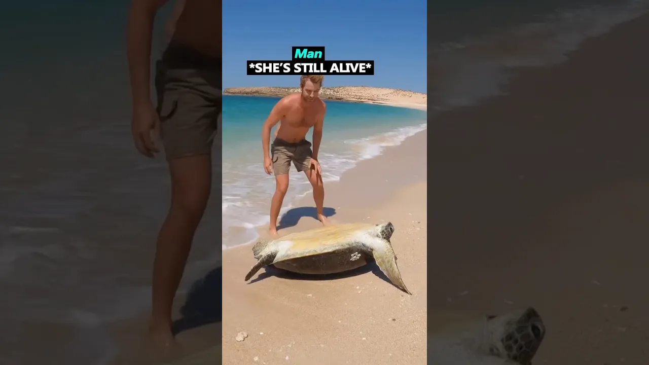 He Saved The Turtle