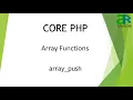 - array