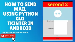 How to send mail using python in gui tkinter