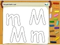 Alphabet Coloring Pages - Letter M Coloring Page