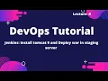 DevOps tutorial Install Tomcat Server 9 and Deploy war file into Staging server