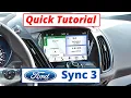 Ford Sync 3 Quick Tutorial