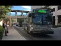 Broward County Transit Bus 1 Departure Aventura Mall 2008 NABI 40-LFW GEN II RETIRED