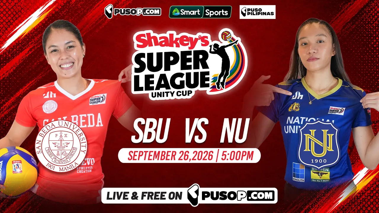 Shakey’s Super League Unity Cup 2026 | SBU vs NU