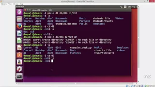 Linux Command Line Bash Shell Scripting AWK SED on Linux - Creating Directories mp4