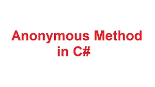 Anonymous Method in C CSharp Anonymous Method Examples Dot Net Tutorials