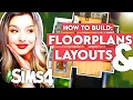 HOW TO BUILD Floorplans and Layouts in The Sims 4 Sims 4 Floorplan Building Tips and Tutorial