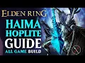 Elden Ring Spear Shield Build - How to Build a Haima Hoplite Guide All Game Build