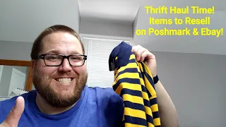 Thrift Haul Items to Resell on Poshmark Ebay Tory Burch Burberry more