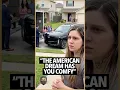 Woman says the reason why people play the lottery is cause the American dream keeps you comfortable