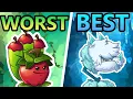 Ranking every premium plant from worst to best PvZ2