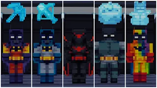 All Unlockables Suits Gadgets And More Minecraft Batman DLC