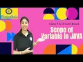 Class 9 10 ICSE Board Scope of Variable in JAVA BlueJ Java Concepts Made Easy NewtonGATE